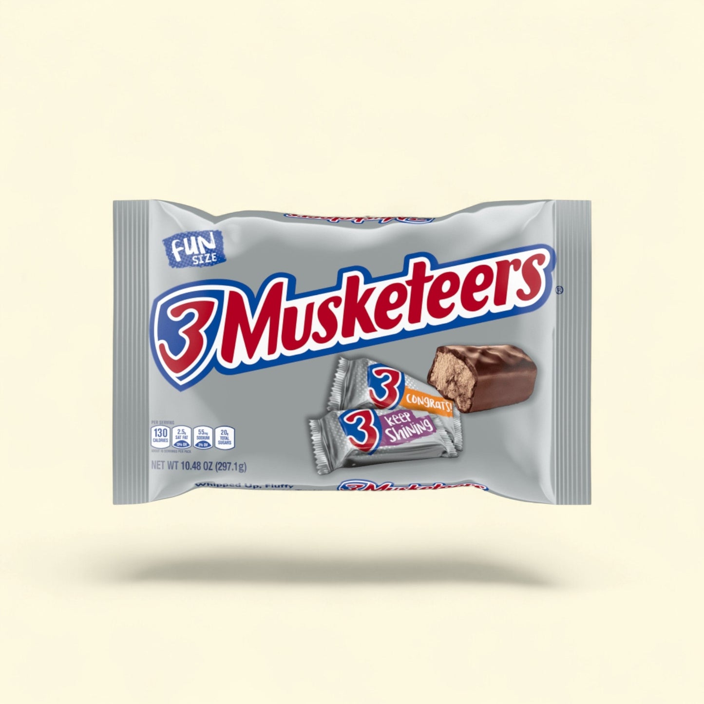 3 Musketeers Fun Size Chocolate Candy Bars, 10.48 oz. — authentic US product shipped worldwide by Treatspree