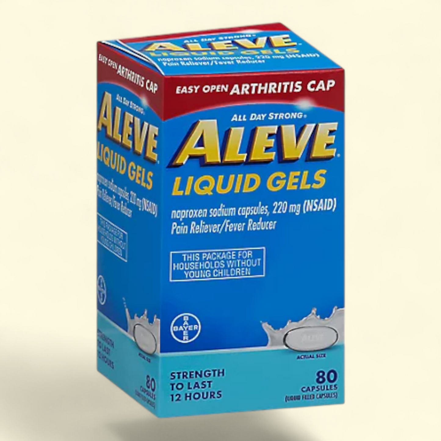 Aleve Liquid Gels, 80 Count