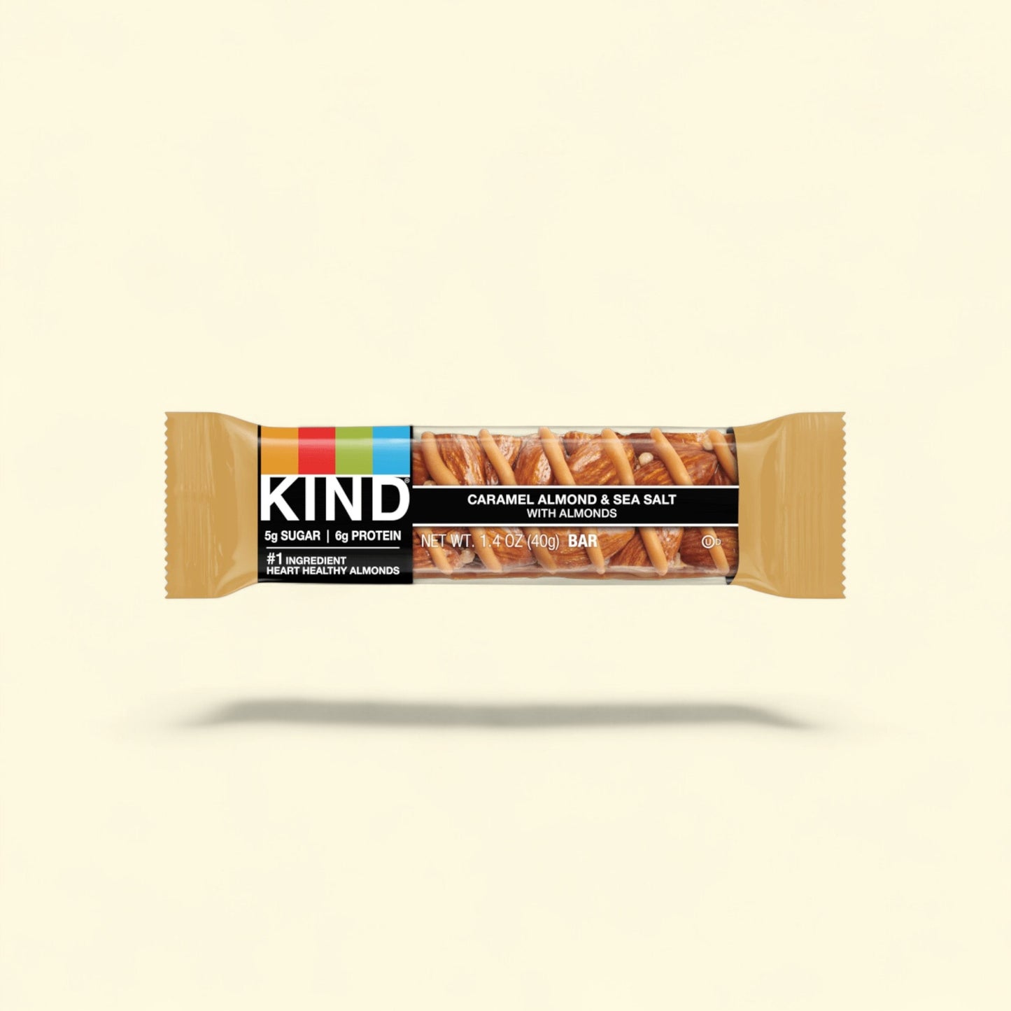 KIND Caramel Almond & Sea Salt Snack Bars, 1.4 oz, 6 Count — authentic US product shipped worldwide by Treatspree