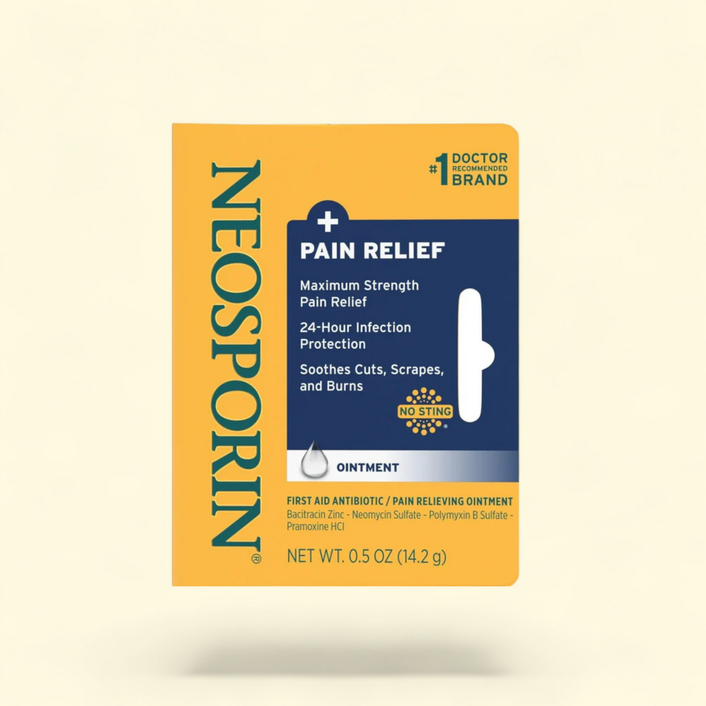 Neosporin + Pain Relief Dual Action Topical Antibiotic Ointment, .5 oz