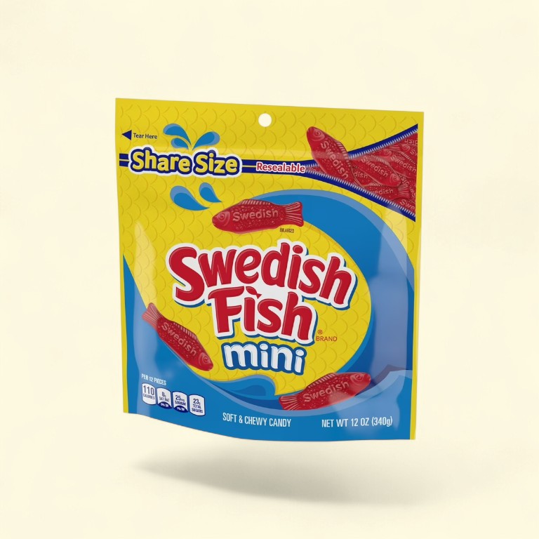 Bonbons moelleux et tendres SWEDISH FISH, 340 g
