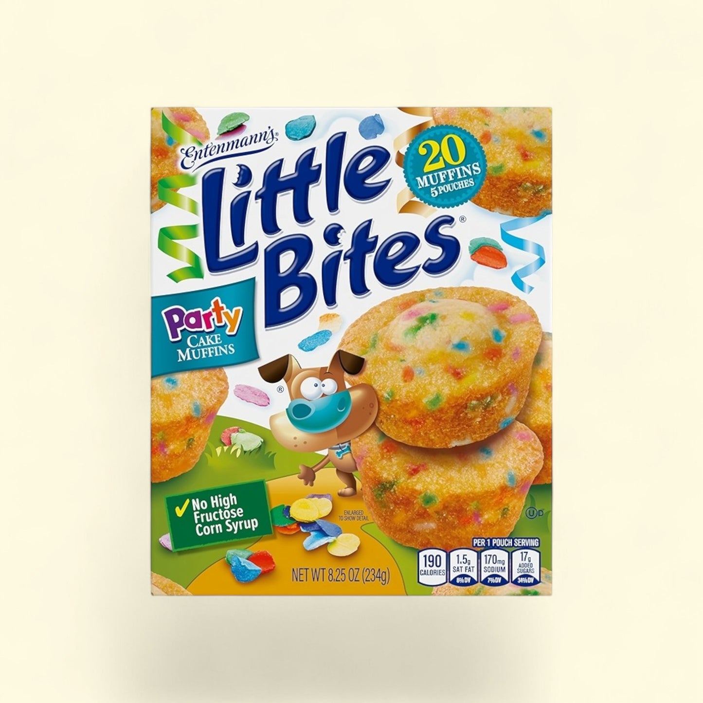 Little Bites Party Cake Muffins, 8.25 oz Box
