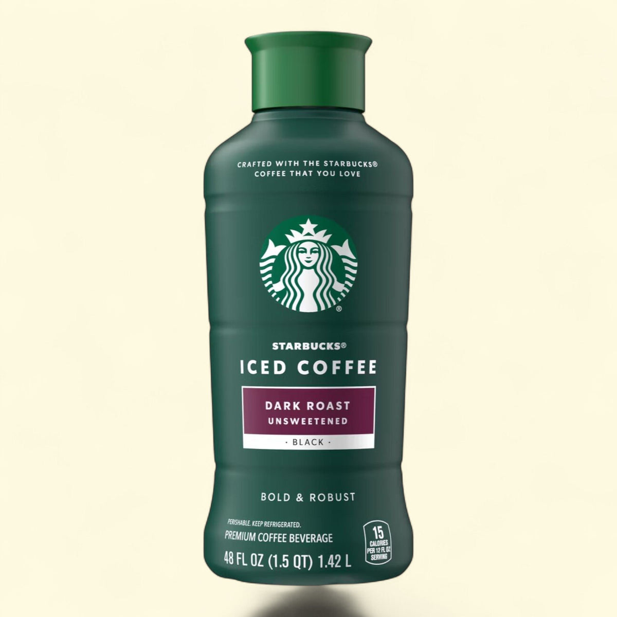 Starbucks Iced Coffee, Unsweetened Dark Roast - 48 fl oz