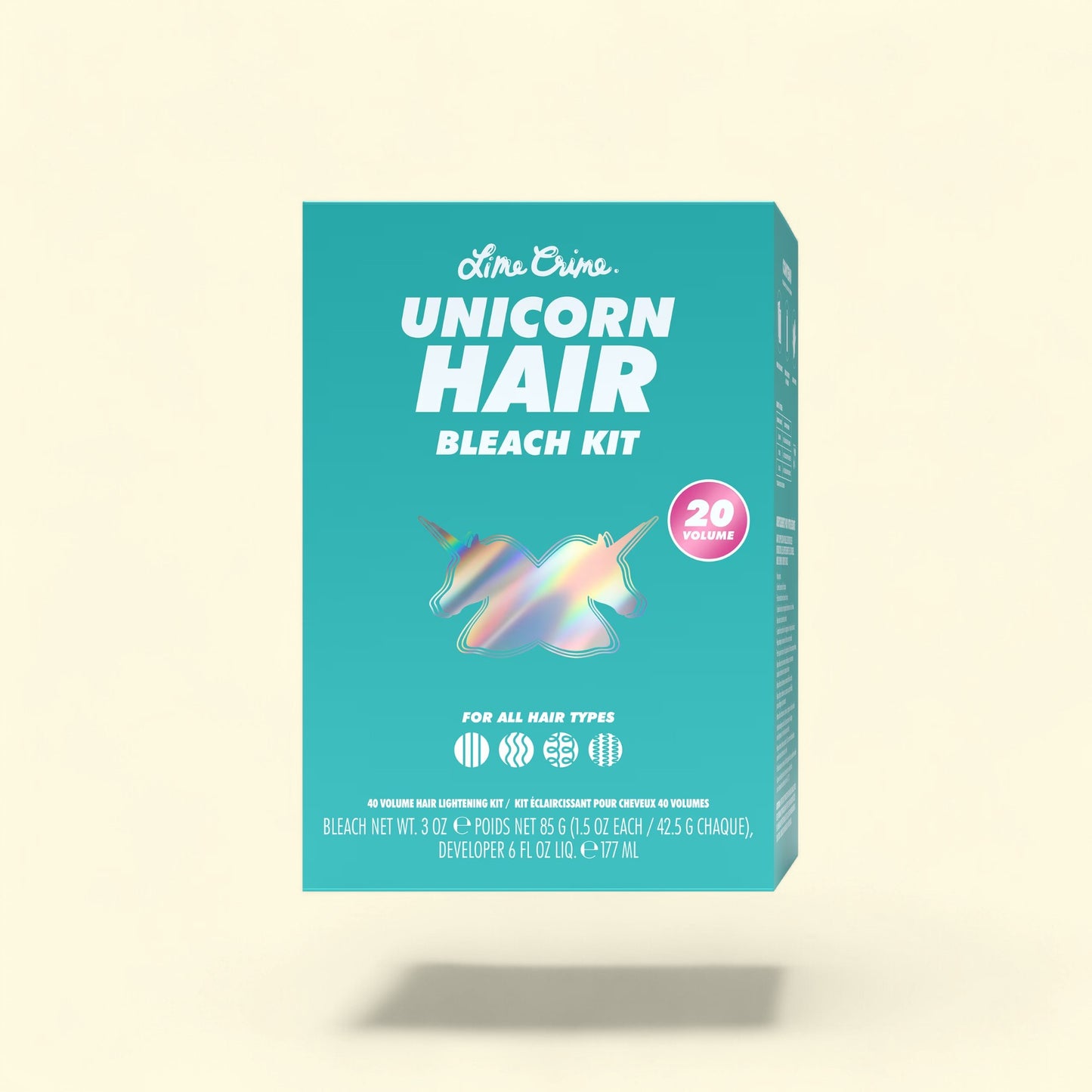 Treatspree Lime Crime Unicorn Hair Bleach Kit 40 Volume for all hair types, vegan & cruelty-free.