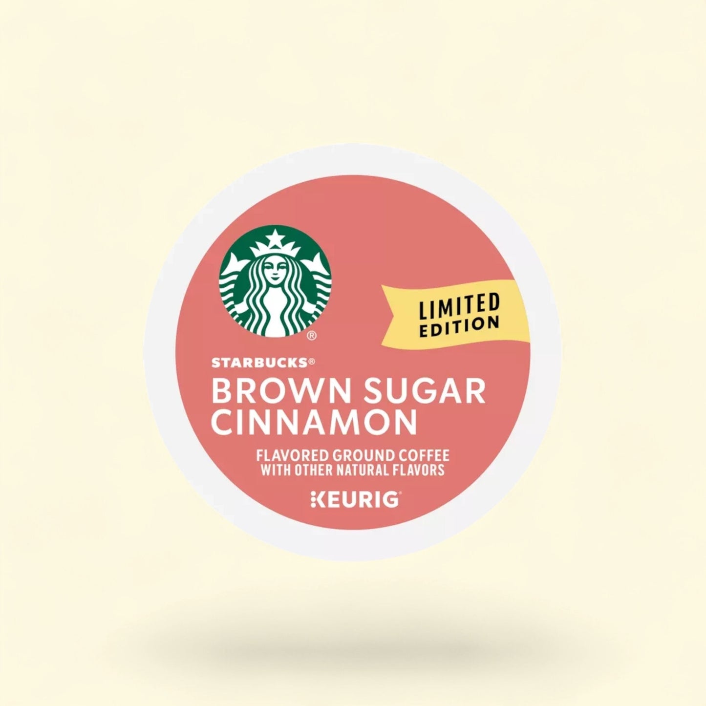 Treatspree Starbucks Brown Sugar Cinnamon flavored dark roast coffee pods, limited edition, 22 count.