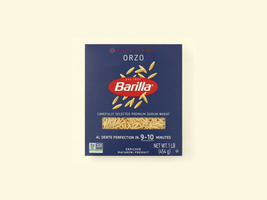 Barilla Orzo Pasta, 16 oz