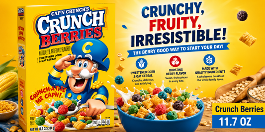 Quaker Cap'n Crunch Crunch Berries Cereal, 18.7 oz (530g): Why This Childhood Favorite Still Deserves a Spot in Your Pantry