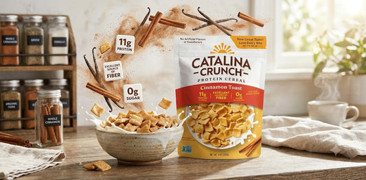 Cinnamon Keto Cereal by Catalina Crunch — The Low-Carb, Zero Sugar Breakfast You've Been Waiting For