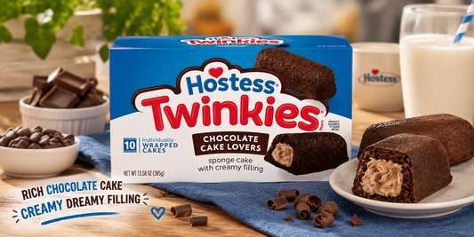 Hostess Twinkies, 13.5 oz, 10-Count Box (Chocolate Lovers): A Rich Chocolate Twist on the Classic Treat