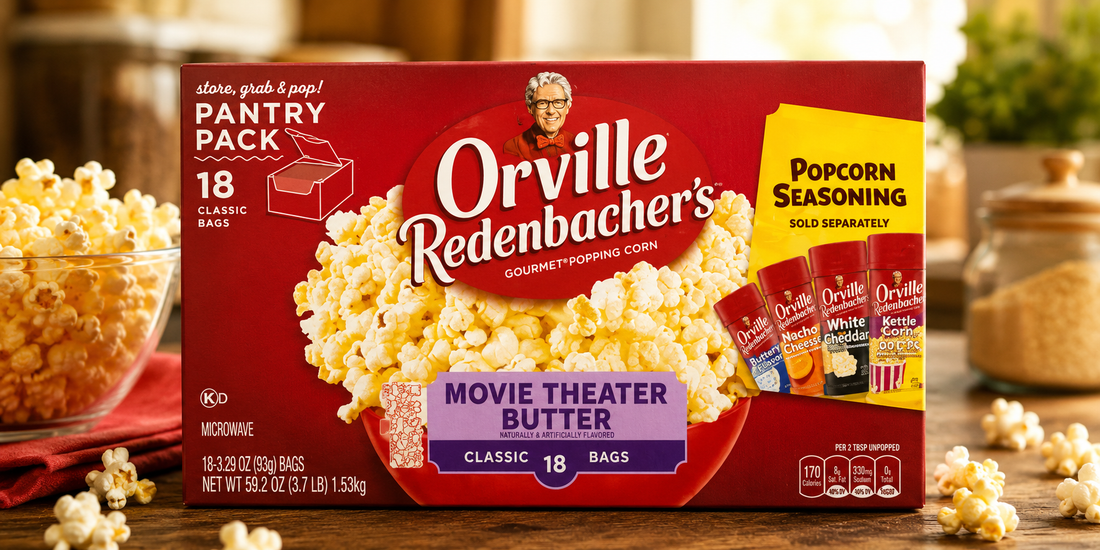 Orville Redenbacher's Microwave Movie Theater Butter, 39.49 oz — The Popcorn That Deserves a Standing Ovation