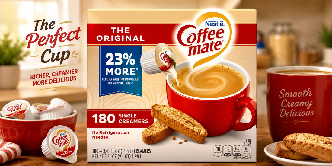 Nestlé Coffee Mate Original Creamer (180 Single Serve Portions) Review: Taste, Benefits & Where to Buy