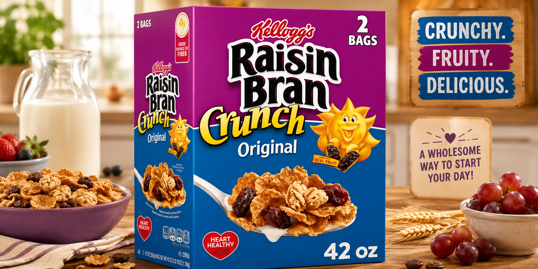 Kellogg's Original Raisin Bran Crunch Breakfast Cereal (42 oz.) — The Breakfast You'll Actually Look Forward To