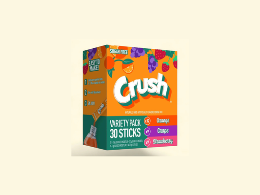 Crush Singles To Go Variety Pack 30 sticks flavors