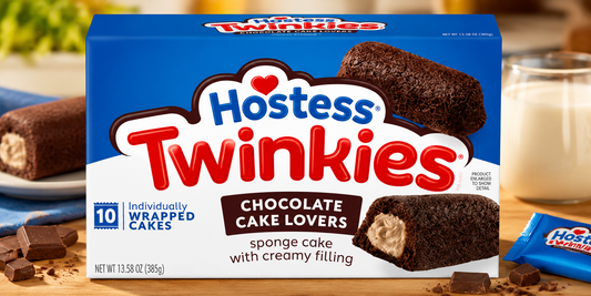 Hostess Twinkies 13.5oz, 10 Count Box (Chocolate Lovers): A Nostalgic Treat With a Chocolatey Twist