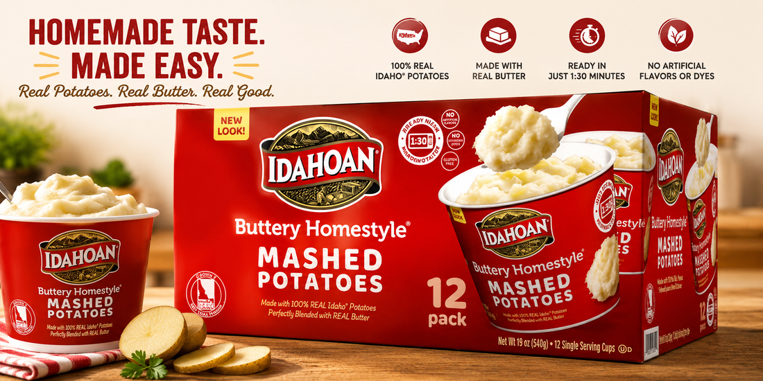 Idahoan Buttery Homestyle Mashed Potatoes, 1.5 oz Cup (12-Pack): Is This Pantry Staple Worth Stocking Up On?