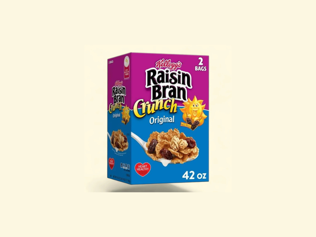 Kellogg's Original Raisin Bran Crunch Breakfast Cereal