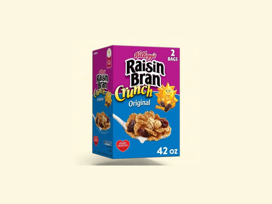 Kellogg's Original Raisin Bran Crunch Breakfast Cereal