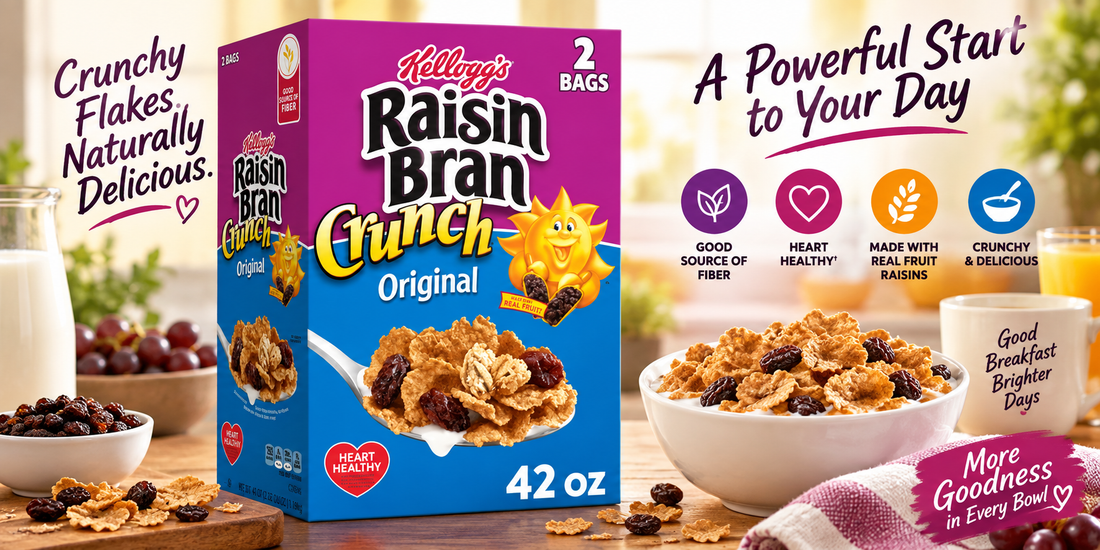 Kellogg’s Raisin Bran Crunch 42 oz Review – Is It Healthy & Worth Buying?