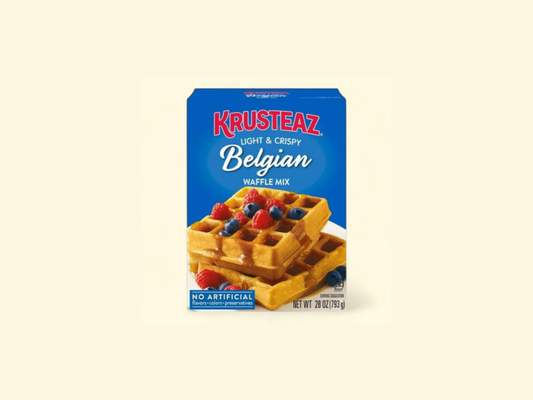Krusteaz Light & Crispy Belgian Waffle Mix 28 oz – The Secret to Perfect Waffles Every Single Morning
