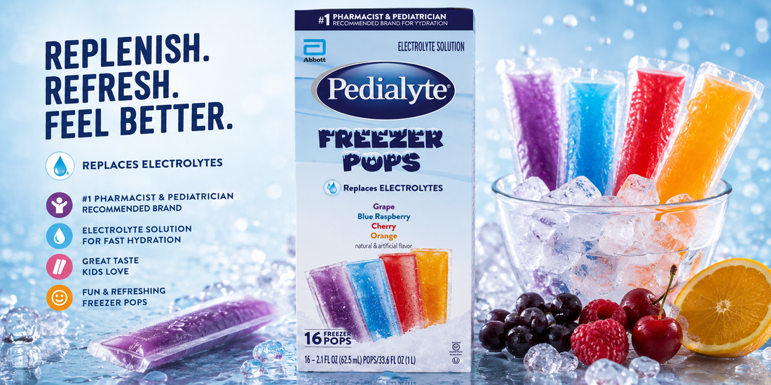 Pedialyte Freezer Pops – 16 ct: The Easiest Way to Beat Dehydration (Without the Fight)