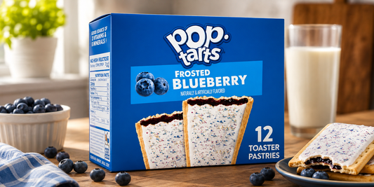 Pop-Tarts Frosted Blueberry Toaster Pastries (1 Pack) by Kellogg's – A Quick Bite of Childhood Nostalgia
