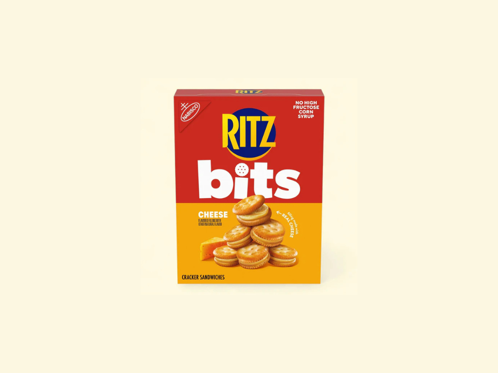 Sandwichs au fromage avec des biscuits Ritz Bits