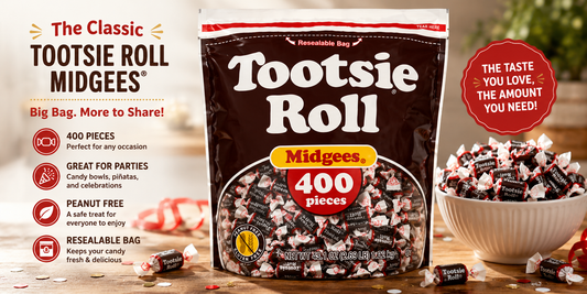 Tootsie Roll Midgees 340g Bag — The Classic Candy You'll Keep Coming Back For