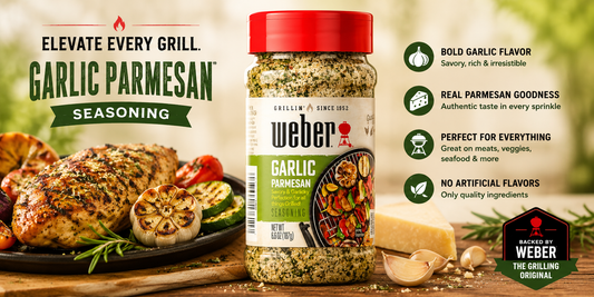 Weber Garlic Parmesan Seasoning (6.6 oz.) — The Secret Ingredient Your Grill Has Been Waiting For