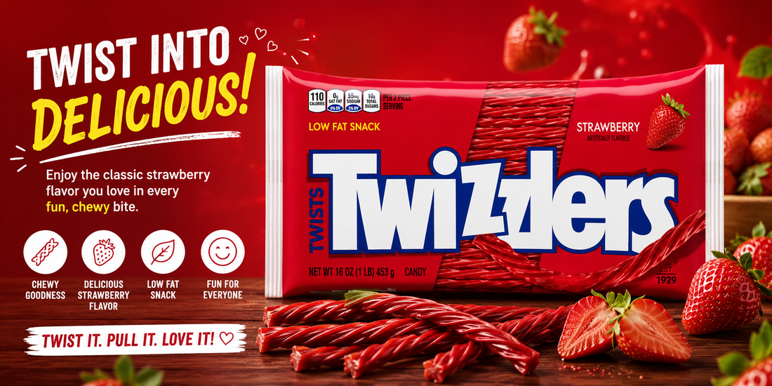 Twizzlers Strawberry Twists, 5 lbs. — The Ultimate Bulk Candy for Every Occasion