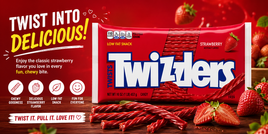 Twizzlers Strawberry Twists, 5 lbs. — The Ultimate Bulk Candy for Every Occasion