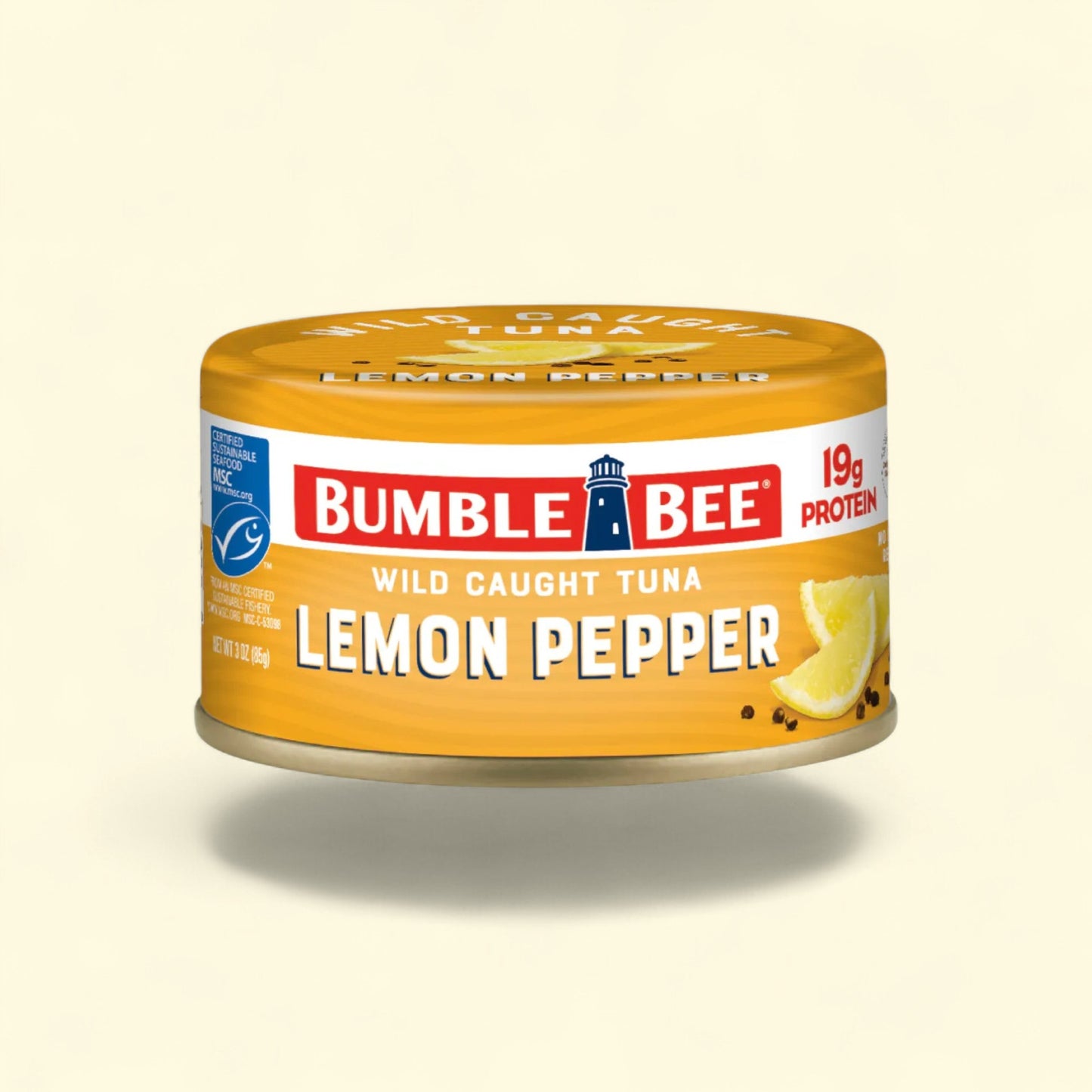 Bumble Bee MSC Lemon Pepper Tuna Can, 3 oz — authentic US product shipped worldwide by Treatspree