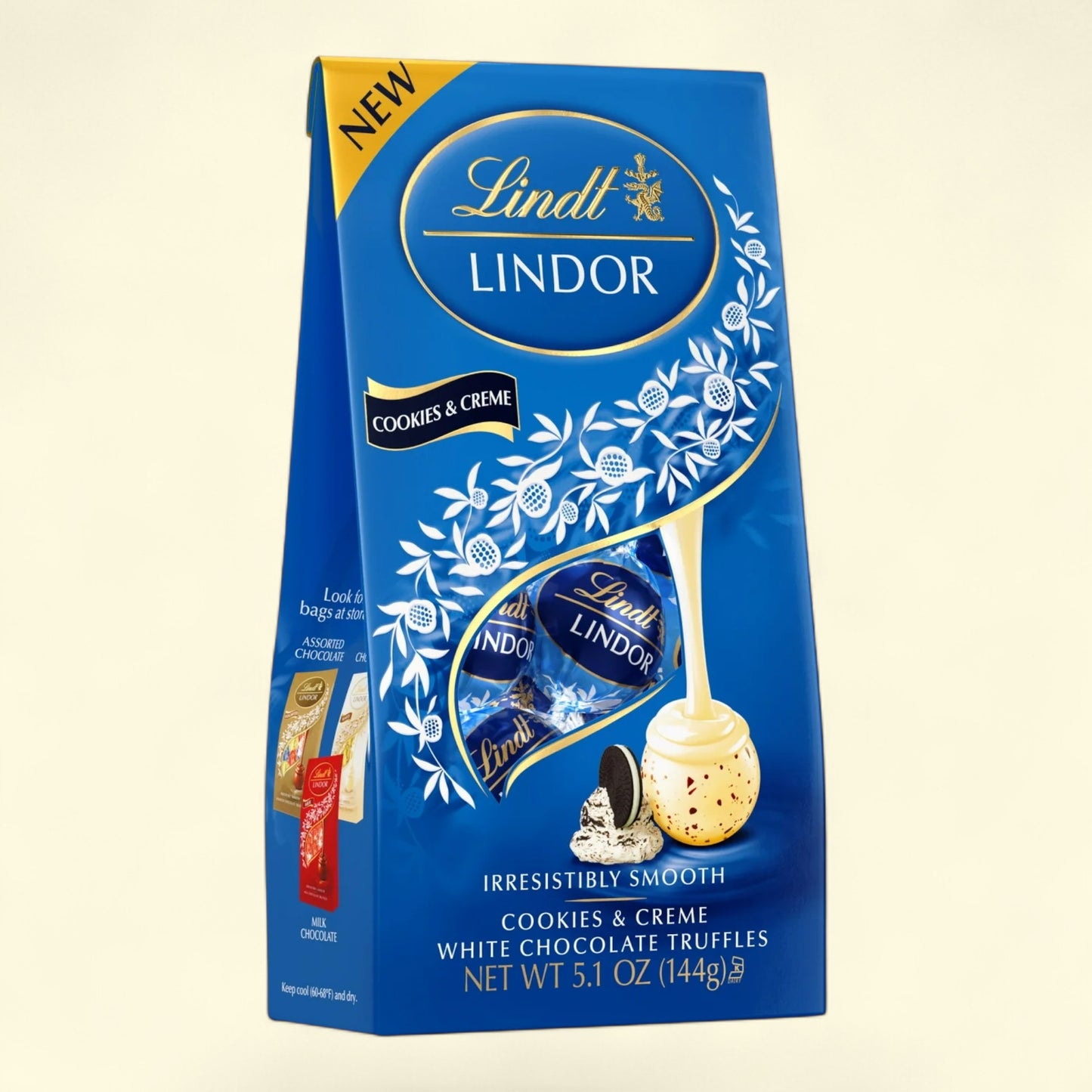 Lindt Lindor cookies & crème white chocolate truffles