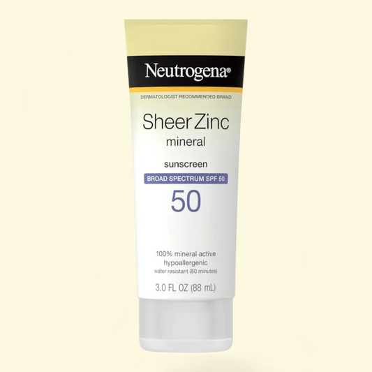 Neutrogena Sheer Zinc Sunscreen Lotion, 3 fl. oz.