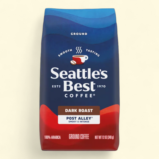 Seattle's Best Coffee Post Alley Dark Roast Ground Coffee, 12 oz
