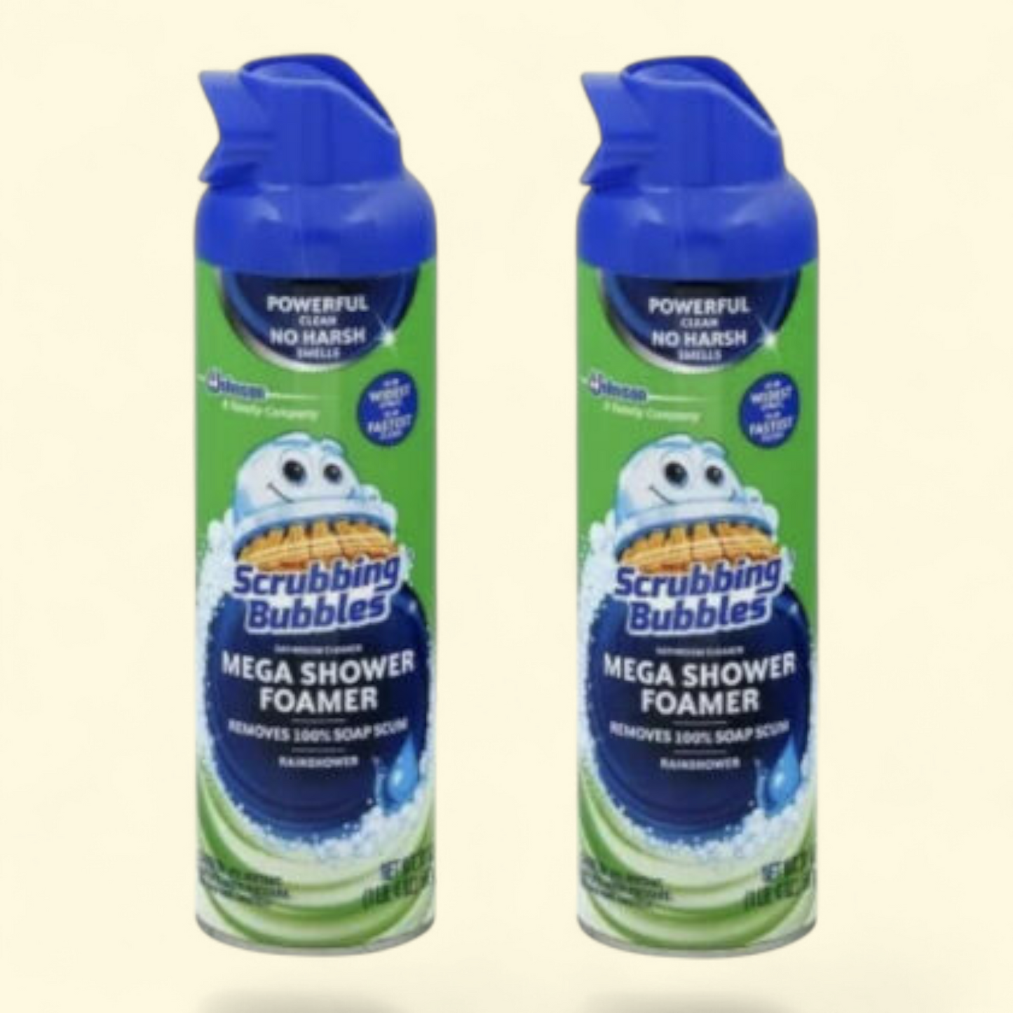 Spray moussant pour douche Scrubbing Bubbles Mega, 591 ml, lot de 2