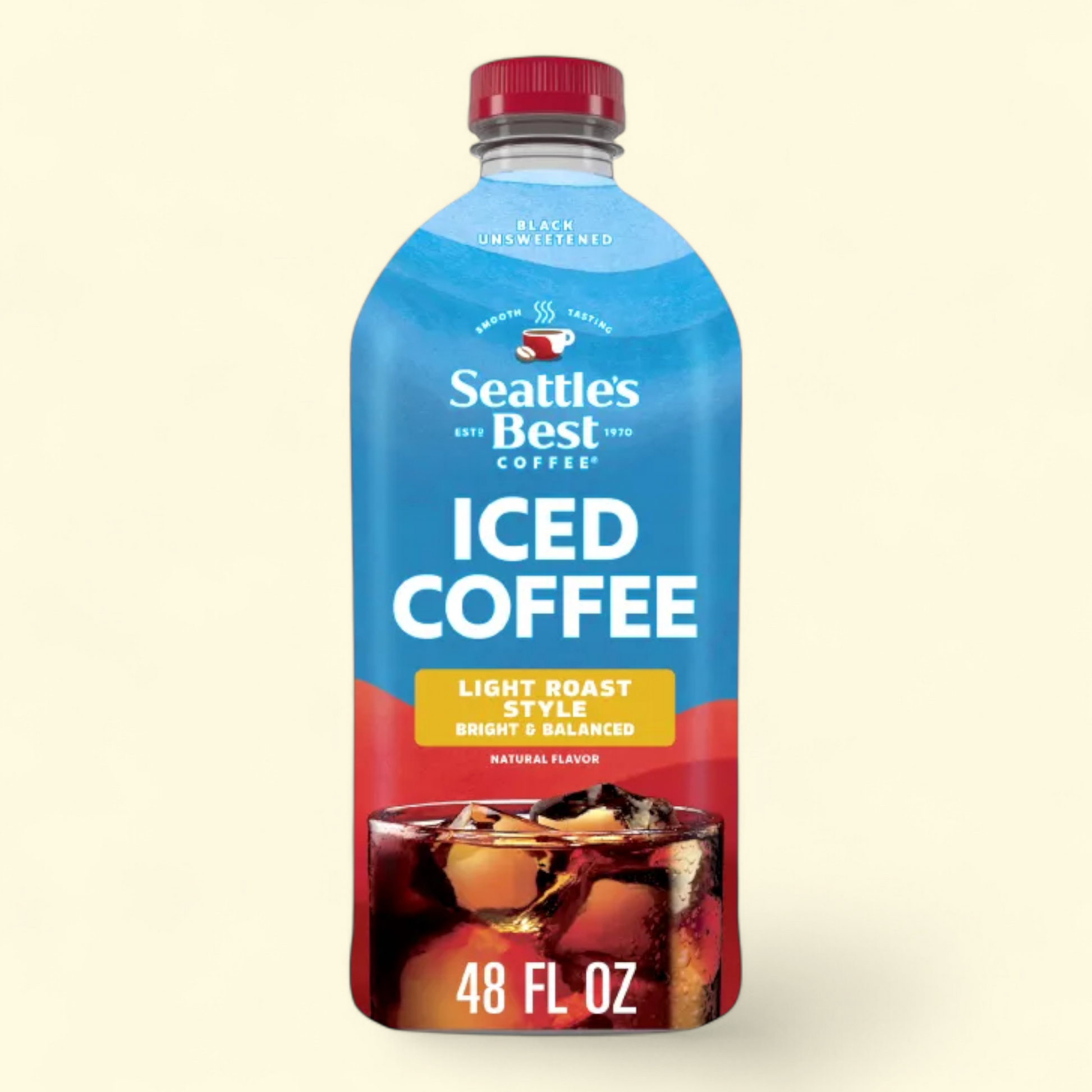 Seattle's Best Iced Coffee, Light Roast Style, Black Unsweetened, 1... — authentic US product shipped worldwide by Treatspree