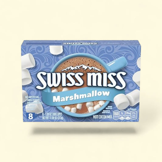 Swiss Miss Hot Cocoa Mix with Marshmallows, 8 Count — authentic US product shipped worldwide by Treatspree