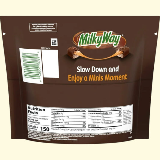 Milky Way Minis Chocolate Bars, Sharing Size - 9.7 oz
