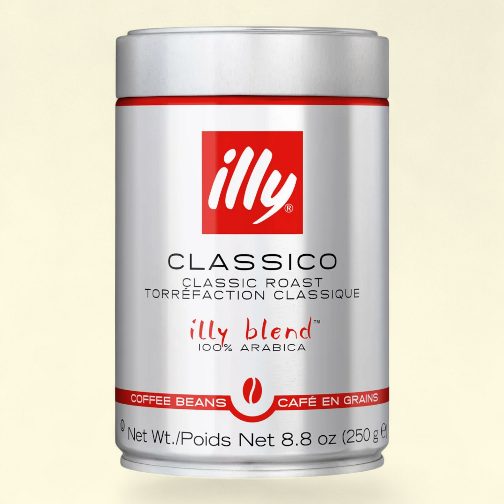 Illy Classico Blend Medium Roast Whole Bean Coffee, 12 oz.