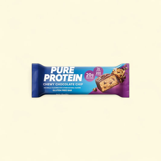 Pure Protein Bars, Chewy Chocolate Chip, 1.76 oz, 4 Ct — authentic US product shipped worldwide by Treatspree