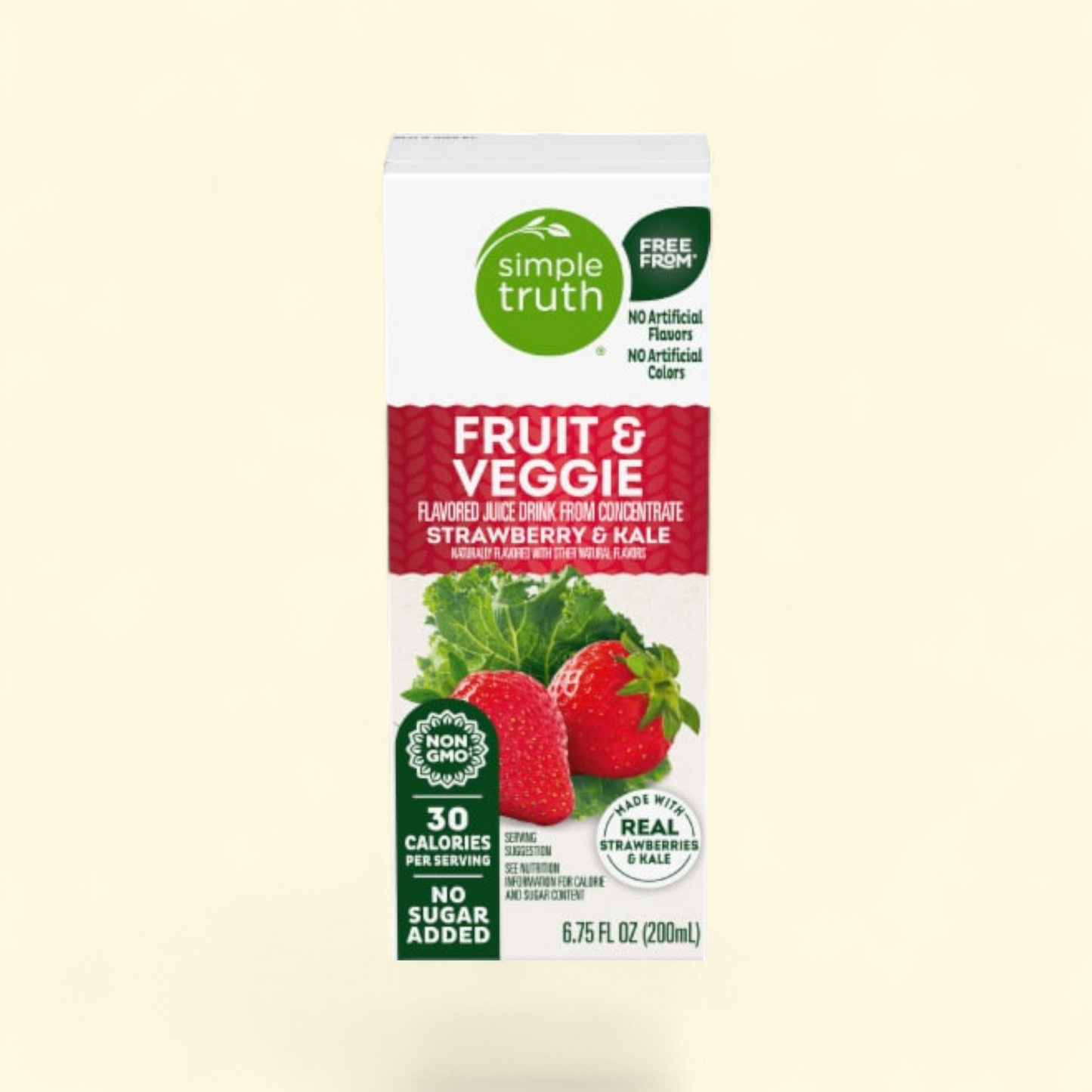 Simple Truth, Strawberry Kale Kids Juice Boxes, 8 ct