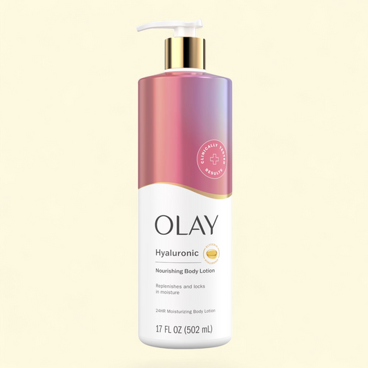 Olay Hyaluronic Body Wash and Hydrating Body Lotion, Premium, 16 oz — authentic US product shipped worldwide by Treatspree