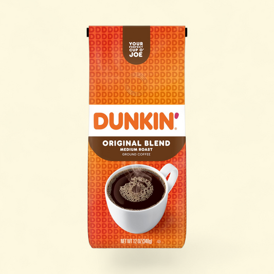 Dunkin' Original Blend Whole Bean Coffee, Medium Roast, 12 oz