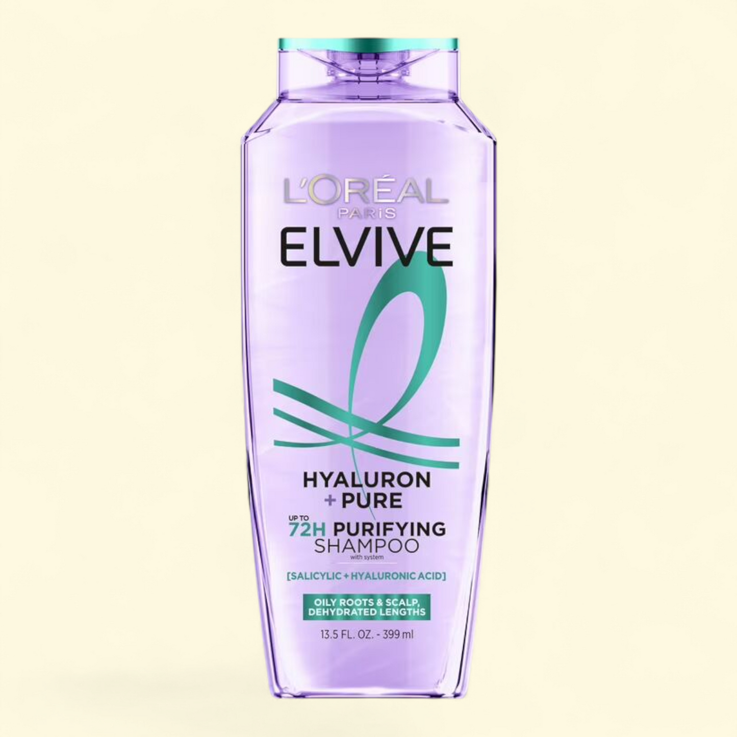 L'Oreal Paris Elvive Hyaluron Pure Moisturizing Shampoo, 13.5 fl oz