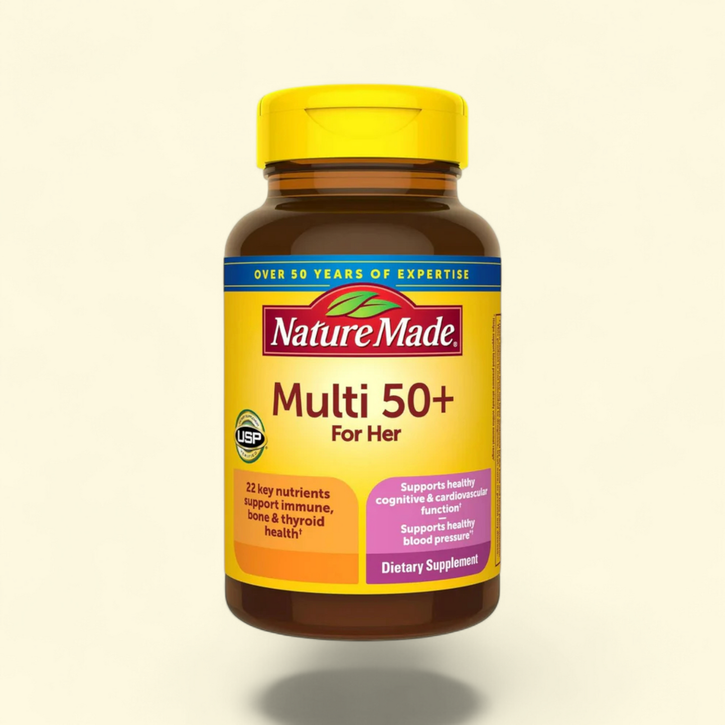 Nature Made Women's Multivitamin 50+ Tablets, 90 Count