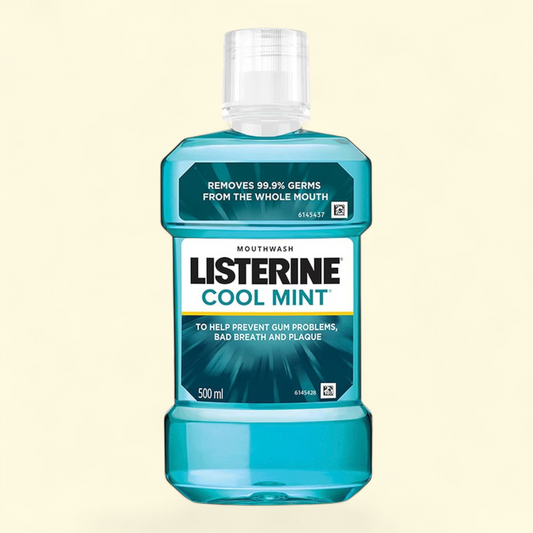 Listerine Mouthwash, Cool Mint, 500 mL