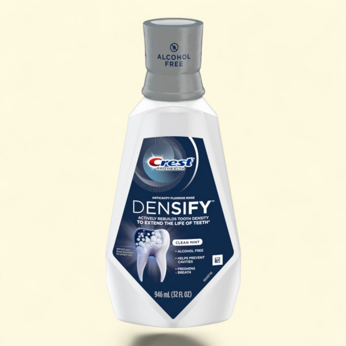 Crest Pro Health Densify Mouthwash, Clean Mint, 32 fl oz