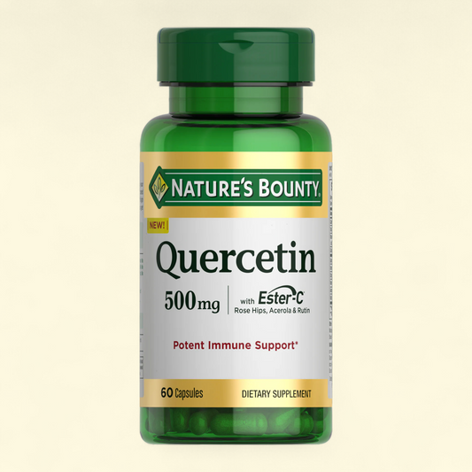 Nature's Bounty Quercetin Vitamin C Capsules, 60 Count