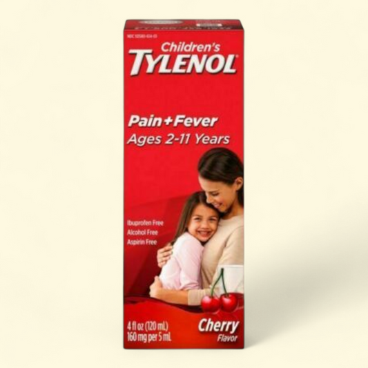 Children's Tylenol Pain + Fever Medicine, Cherry, 4 fl. oz