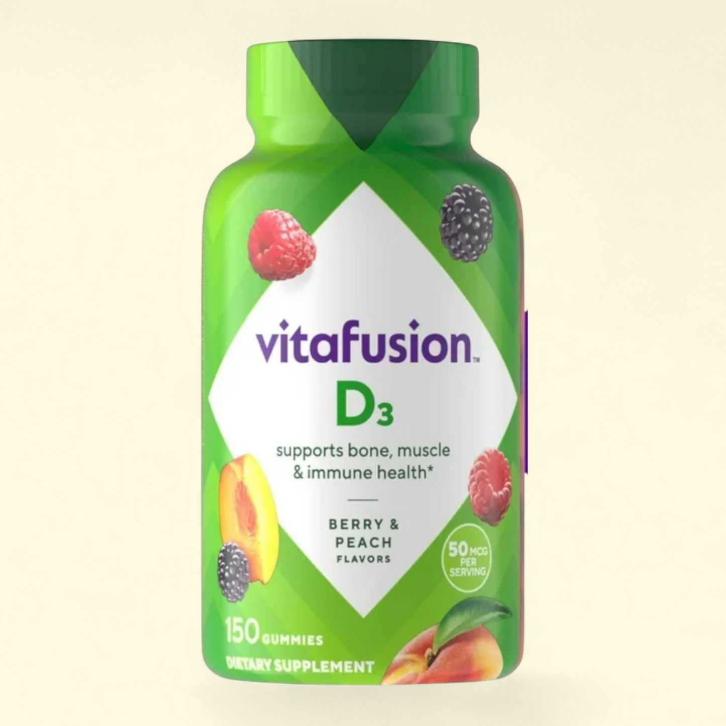 Vitafusion Vitamin D3 Gummy Vitamins, 150 Count